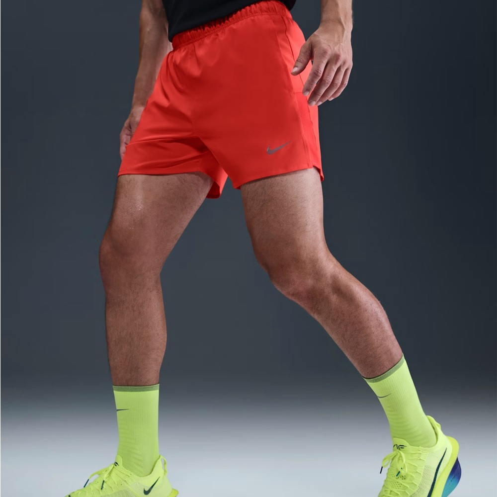 Nike Men's Vibrant Red Athletic Shorts